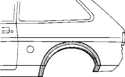 VAN WEZEL 1833146 -  Боковина